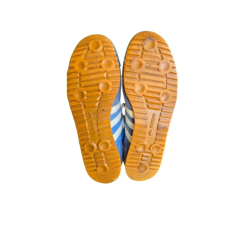 Adidas Dragon Blue White Suede Nylon Sneakers Men's Shoes 8.5 05/2004